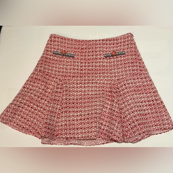 MAJE SET  Pink Tweed Top & Skirt! - Picture 10 of 13